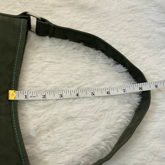 Old Navy Green Vintage Y2K Fabric Mini Shoulder Bag - Picture 9 of 9